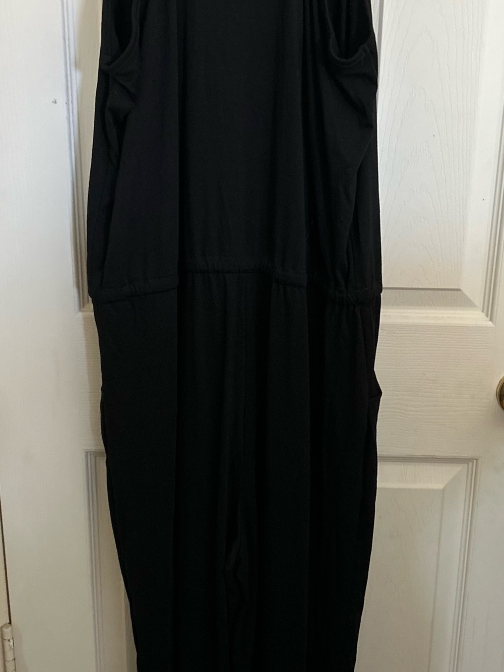 Slim Black Spaghetti-Strap Jumpsuit. NWOT - Picture 11 of 11